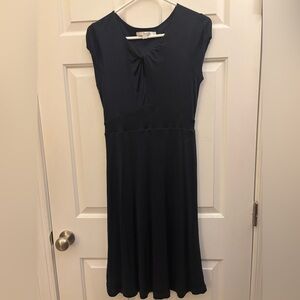 Boden Elegant Navy Midi Dress